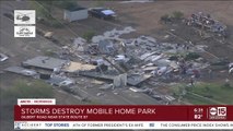 Storm destroys portion of East Valley mobile home park