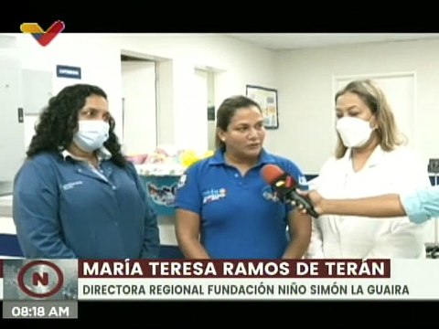 Fundación Regional El Niño Simón entregó juguetes a niños y niñas en hospitales de La Guaira
