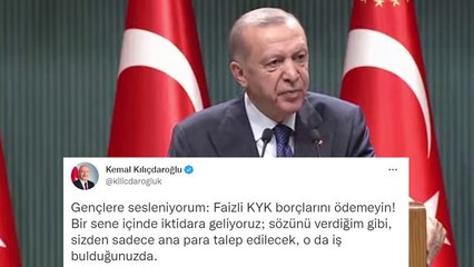 KYK faizleri silindi 'Teşekkürler Kılıçdaroğlu' etiketi TT oldu