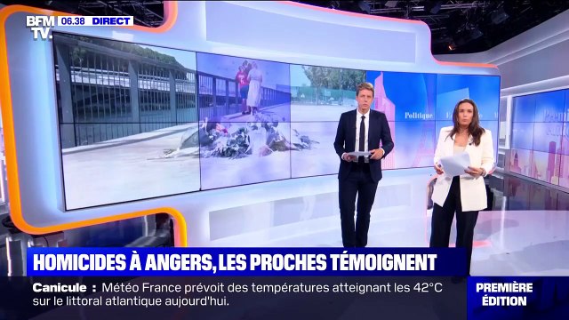 Reportage de BFMTV sur le triple homicide qui a eu lieu à Angers. Le cousin d'une des victimes raconte ce qui s'est passé.
