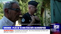 Incendies en Gironde: à Landiras, les gendarmes et le maire évacuent les habitants du village