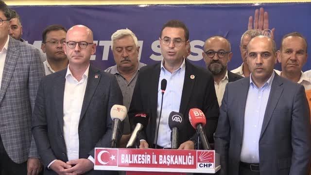 BALIKESİR - CHP Genel Başkan Yardımcısı Ahmet Akın'dan Milletin Sesi Mitingi açıklaması