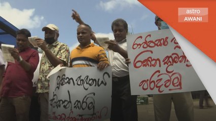 Politik Sri Lanka | Ratusan penunjuk perasaan bantah pengisytiharan darurat