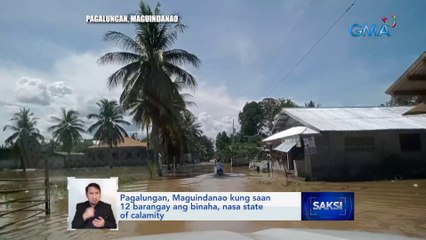 Ilang kalsada, nalubog sa kulay putik na baha | Saksi