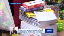 Presyo ng uniporme at school supplies sa Divisoria, tumaas | Saksi