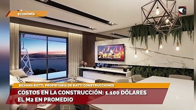 Costos en la construcción: 1.100 dólares el m2 en promedio