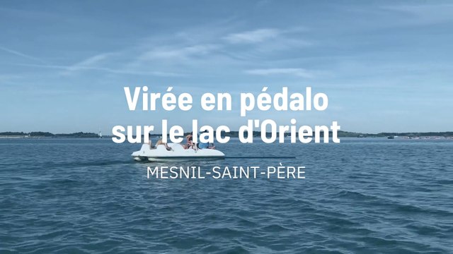 Virée en pédalo sur le lac d'Orient à Mesnil-Saint-Père