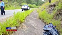 Encunetado dejan muerto con evidentes signos de tortura en la carretera a La Jigua en Copán