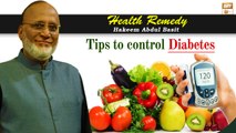 Tips To Control Diabetes - Sugar Remedy - Latest Bayan 2022 - Hakeem Abdul Basit #Healthtips