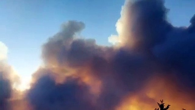 Desalojan el pueblo de El Hoyo de Pinares