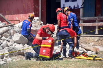 KARAMAN'DA 18 KURUMUN KATILDIĞI TATBİKATTA, 3 SENARYO DA BAŞARIYLA UYGULANDI