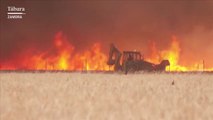 La huida en llamas de un vecino en el incendio de Zamora
