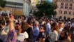 Roma, manifestazione a piazza San Silvestro: "Draghi resta"