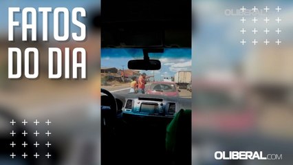 Casal agride motorista após colisão em veículo