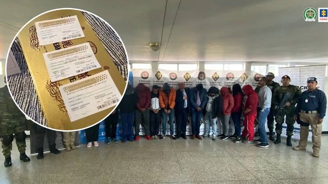 Con ayuda de un funcionario de Migración entregaban visas y permisos falsos a extranjeros