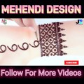 Arabic Mehendi Design