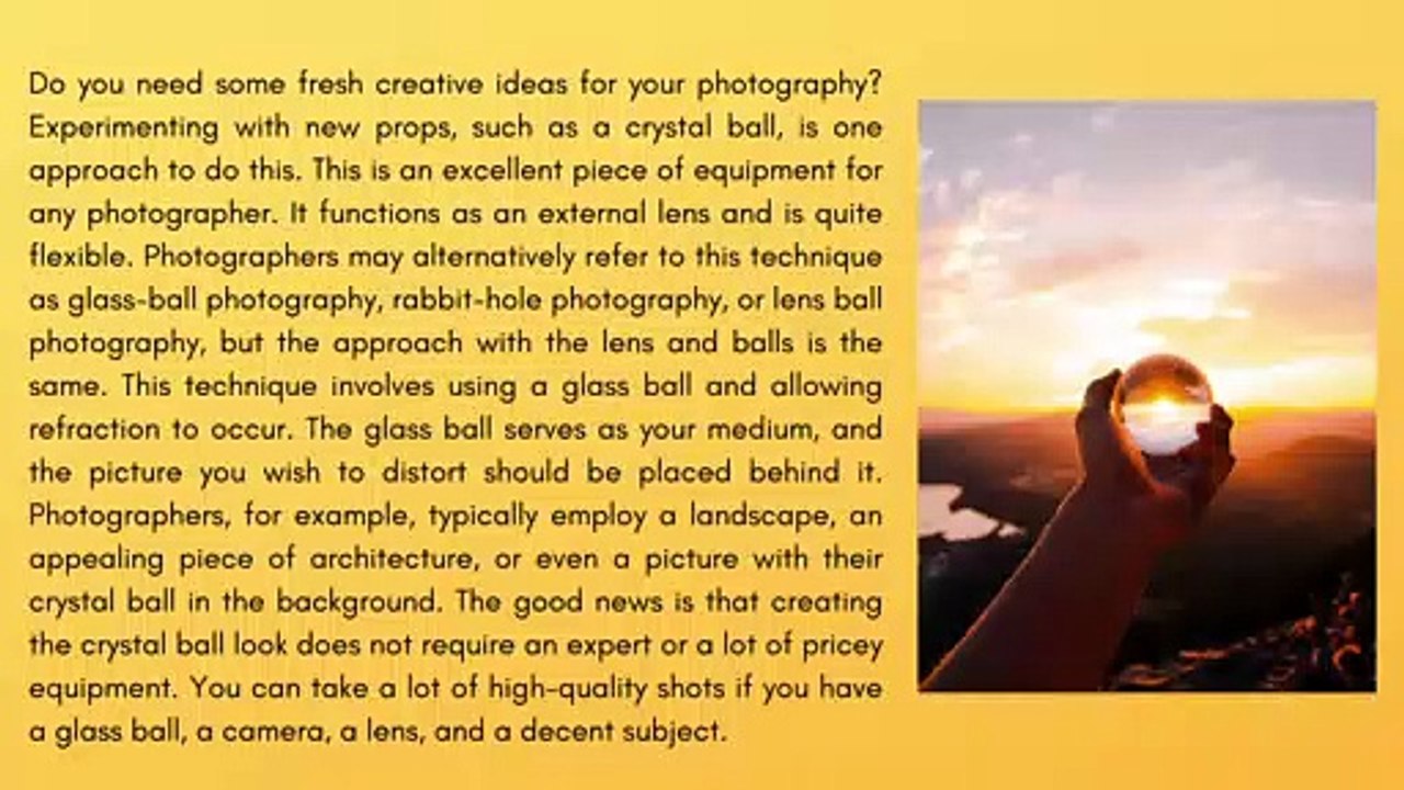 Mohit Bansal Chandigarh- Crystal Ball Photography 7 Unique Concepts Every Photographer Must Know