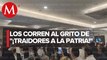 Corren a diputados Morena-PT de evento de Sheinbaum por alza al agua en Puebla