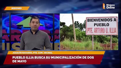 Pueblo Illia busca su municipalización de Dos de Mayo