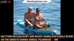 Matthew McConaughey and Woody Harrelson paddle-board on the Adriatic during annual pilgrimage  - 1br