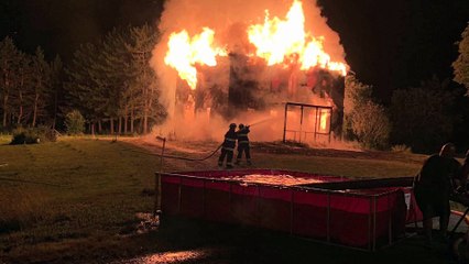 Saint-François-de-Madawaska  une résidence inhabitée détruite par les flammes
