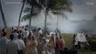 Giant Wave Crashes Hawaii Wedding