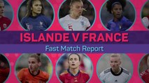 Euro 2022 (F) : Bleues - La France accrochée par l'Islande