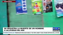 Sentado sobre una silla muere adulto mayor en las afueras del IHSS en TGU