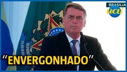 Bolsonaro se diz ‘envergonhado’ ao questionar TSE