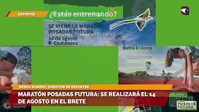 Maratón Posadas futura se realizará el 14 de agosto en El Brete