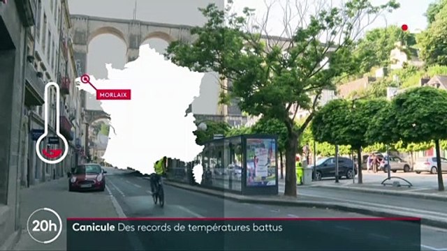 Canicule en France : Des dizaines de villes ont battu hier les records historiques de températures avec parfois plus de 40 degrés !