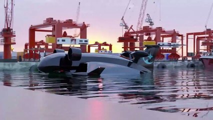 Conceito de navio voador autônomo quer revolucionar a logística marítima