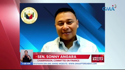 Panayam kay Sen. Sonny Angara, Chairperson, Committee on Finance | UB