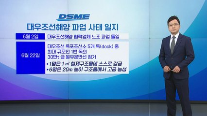 [뉴스라이브] 대우조선해양 파업 사태 48일간 일지 / YTN
