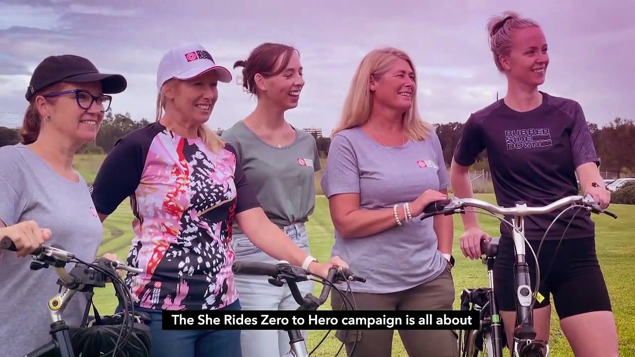 She Rides: Zero to Hero campaign filmed in Wollongong