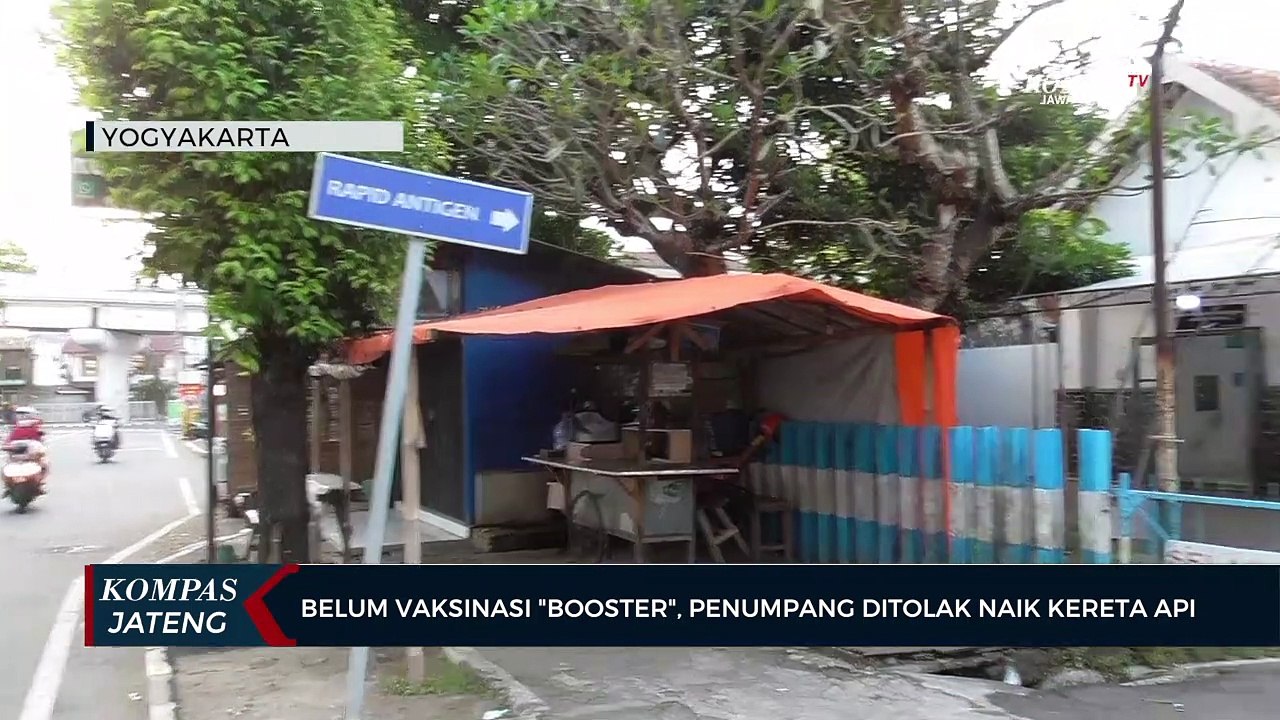 Belum Vaksinasi Booster, Penumpang Ditolak Naik Kereta Api