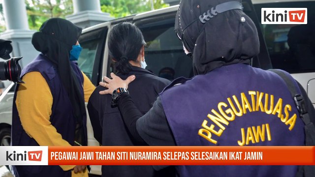 Pegawai JAWI tahan Siti Nuramira selepas selesaikan ikat jamin