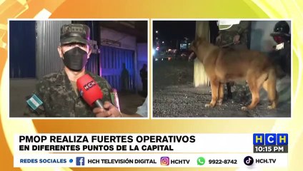 Policía Militar del Orden Público realiza fuertes operativos en la capital