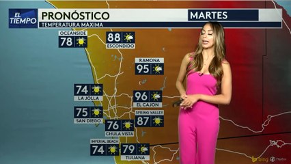 Pronóstico del tiempo para hoy martes 19 de julio.