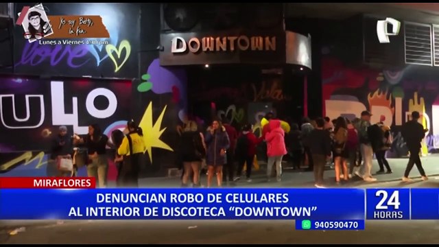 Jóvenes denuncian 'robo masivo' de celulares en discoteca de Miraflores