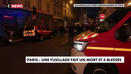 Paris : 1 mort et 4 blessés dans une fusillade
