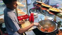 Little Boy Making Chinees Style Chicken Pasta l Bangladeshi Street Food