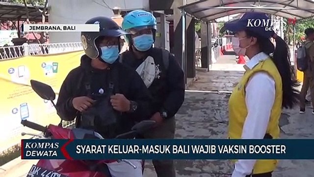 Keluar-Masuk Bali Wajib Vaksin Booster