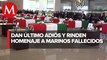 Semar rinde homenaje a 14 marinos que murieron en Sinaloa tras desplome de helicóptero