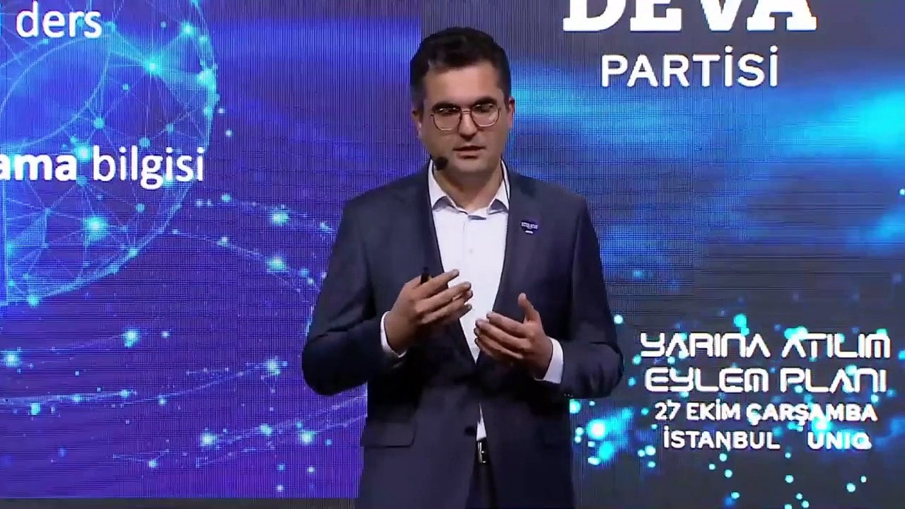 Burak Dalgın'ın DEVA Partisi Yarına Atılım Eylem Planı Sunumu