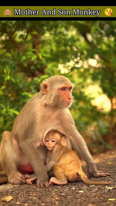  Mother & Son Monkey 