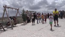 Kapadokya'da turizmciler, bayram tatilini mutlu geçirdi