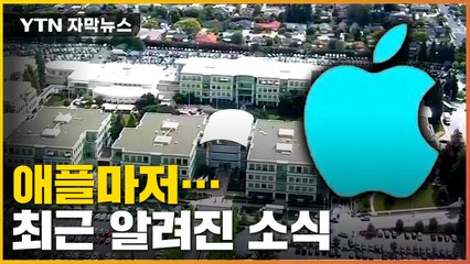 [자막뉴스] 구글·테슬라 이어 애플도...투자 심리 위축 / YTN