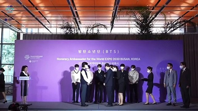 [Live] BTS The Ceremony-Appointed As Honorary Ambassador World Expo 2030 Busan,Korea