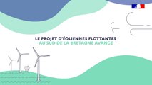 DREAL Bretagne : Le projet d'éoliennes flottantes au sud de la Bretagne avance